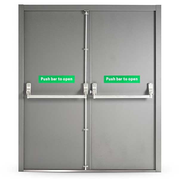 Dormakaba PHCR 1000,  1 & 2 Point Locking, Double door Panic Bar